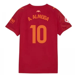 A. Almeida #10 Fotbalové Dresy Valencia CF 2025-26 Venkovní Dres Mužské