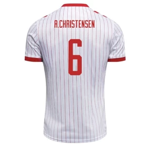 A. Christensen #6 Fotbalové Dresy Dánsko 2026 Venkovní Dres Mužské