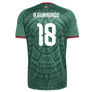 A. Guardado #18 Fotbalové Dresy Mexiko Mistrovství Světa 2026 Domácí Dres Mužské