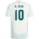 A. Vega #10 Fotbalové Dresy Mexiko Copa America 2024 Venkovní Dres Mužské