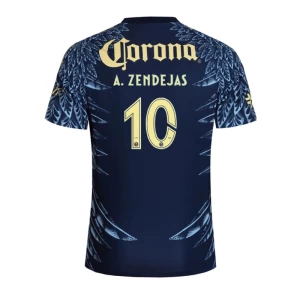 A. ZENDEJAS #10 Fotbalové Dresy Club América 2025-26 Venkovní Dres Mužské