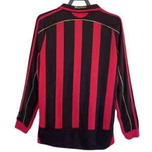 AC Milan Retro Dres 2006-07 Domácí Mužské Dlouhý Rukáv