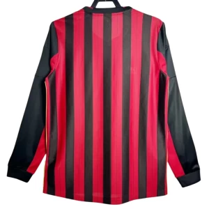 AC Milan Retro Dres 2013-14 Domácí Mužské Dlouhý Rukáv