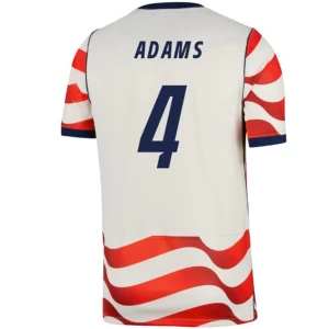 Adams #4 Fotbalové Dresy Spojené Státy Americké Mistrovství Světa 2026 Domácí Dres Mužské