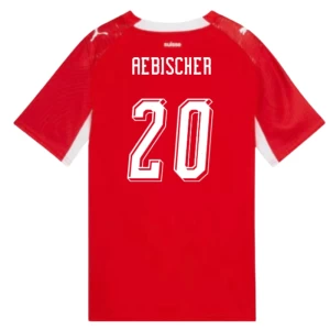 Aebischer #20 Fotbalové Dresy Švýcarsko Mistrovství Světa 2026 Domácí Dres Mužské