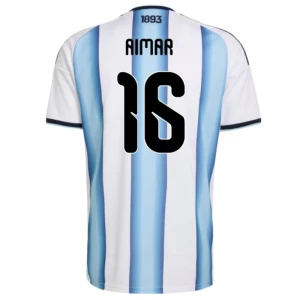 Aimar #16 Fotbalové Dresy Argentina Mistrovství Světa 2026 Domácí Dres Mužské