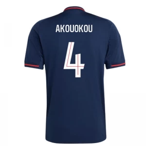 Akouokou #4 Fotbalové Dresy Olympique Lyonnais 2025-26 Venkovní Dres Mužské