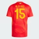 Alex B. #15 Fotbalové Dresy Španělsko Mistrovství Evropy 2024 Domácí Dres Mužské