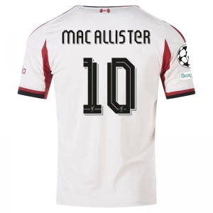 Alexis Mac Allister #10 Fotbalové Dresy Liverpool FC 2025-26 Champions League Venkovní Dres Mužské