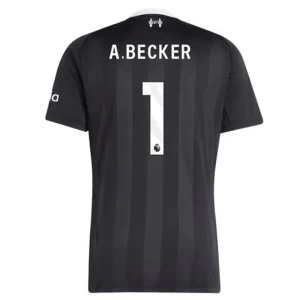 Alisson Becker #1 Fotbalové Dresy Liverpool FC 2025-26 Brankářský Venkovní Dres Mužské