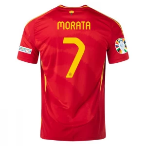 Alvaro Morata #7 Fotbalové Dresy Španělsko Mistrovství Evropy 2024 Domácí Dres Mužské