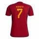 Alvaro Morata #7 Fotbalové Dresy Španělsko Mistrovství Světa 2022 Domácí Dres Mužské