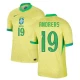 Andreas #19 Fotbalové Dresy Brazílie Copa America 2024 Domácí Dres Mužské