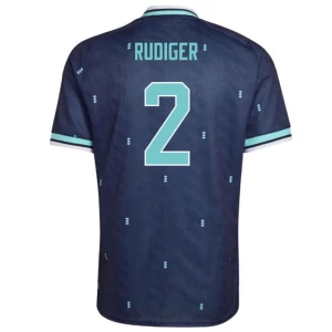 Antonio Rudiger #2 Fotbalové Dresy Německo Mistrovství Světa 2026 Venkovní Dres Mužské