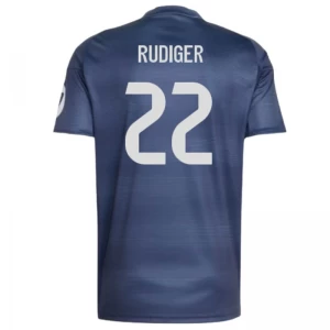 Antonio Rudiger #22 Fotbalové Dresy Real Madrid 2025-26 Venkovní Dres Mužské