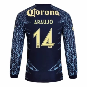 ARAUJO #14 Fotbalové Dresy Club América 2025-26 Venkovní Dres Mužské Dlouhý Rukáv