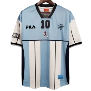 Argentina Diego Maradona #10 Retro Dres 2001 Domácí Mužské
