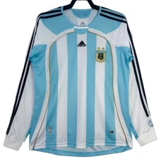 Argentina Retro Dres 2006 Domácí Mužské Dlouhý Rukáv