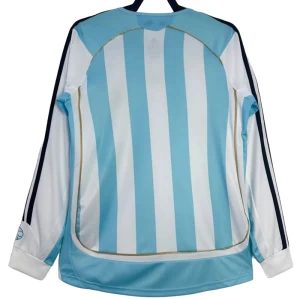 Argentina Retro Dres 2006 Domácí Mužské Dlouhý Rukáv