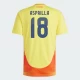 Asprilla #18 Fotbalové Dresy Kolumbie Copa America 2024 Domácí Dres Mužské