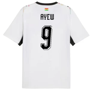 Ayew #9 Fotbalové Dresy Ghana Mistrovství Světa 2026 Domácí Dres Mužské