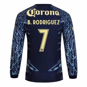 B. RODRIGUEZ #7 Fotbalové Dresy Club América 2025-26 Venkovní Dres Mužské Dlouhý Rukáv