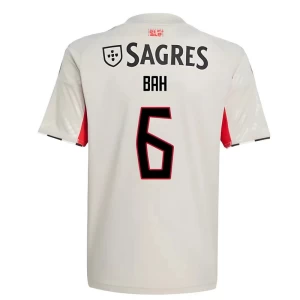 Bah #6 Fotbalové Dresy SL Benfica 2025-26 Venkovní Dres Mužské