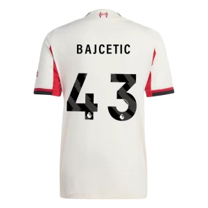 Bajcetic #43 Fotbalové Dresy Liverpool FC 2025-26 Venkovní Dres Mužské