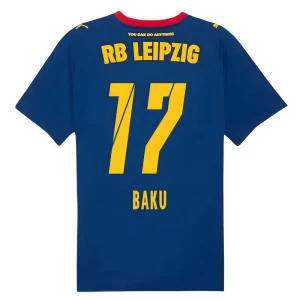 Baku #17 Fotbalové Dresy RB Leipzig 2025-26 Venkovní Dres Mužské
