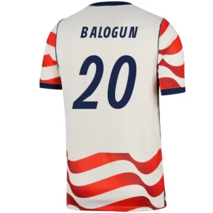 Balogun #20 Fotbalové Dresy Spojené Státy Americké Mistrovství Světa 2026 Domácí Dres Mužské