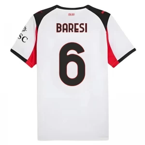 Baresi #6 Fotbalové Dresy AC Milan 2025-26 Venkovní Dres Mužské
