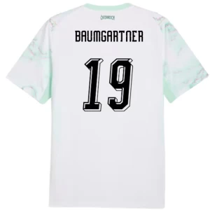 Baumgartner #19 Fotbalové Dresy Rakousko Mistrovství Světa 2026 Venkovní Dres Mužské