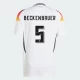 Beckenbauer #5 Fotbalové Dresy Německo Mistrovství Evropy 2024 Domácí Dres Mužské