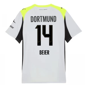 Beier #14 Fotbalové Dresy BVB Borussia Dortmund 2025-26 Venkovní Dres Mužské