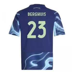 Berghuis #23 Fotbalové Dresy AFC Ajax Amsterdam 2025-26 Venkovní Dres Mužské