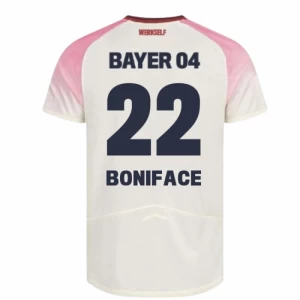 Boniface #22 Fotbalové Dresy Bayer 04 Leverkusen 2025-26 Venkovní Dres Mužské