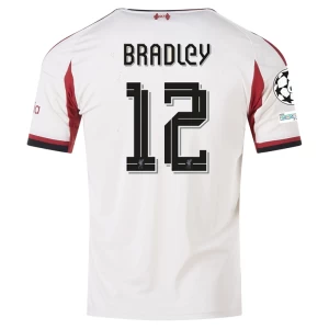 Bradley #12 Fotbalové Dresy Liverpool FC 2025-26 Champions League Venkovní Dres Mužské