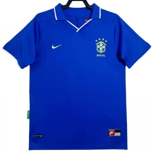 Brazílie Retro Dres 1997 Venkovní Mužské