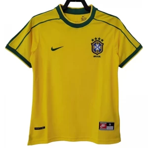Brazílie Retro Dres 1998 Domácí Mužské