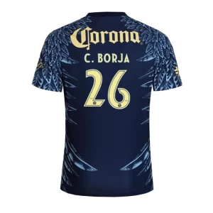 C.BORJA #26 Fotbalové Dresy Club América 2025-26 Venkovní Dres Mužské