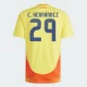 C. Hernandez #29 Fotbalové Dresy Kolumbie Copa America 2024 Domácí Dres Mužské