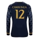 Camavinga #12 Fotbalové Dresy Real Madrid 2023-24 Venkovní Dres Mužské Dlouhý Rukáv