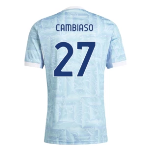 Cambiaso #27 Fotbalové Dresy Juventus FC 2025-26 Venkovní Dres Mužské
