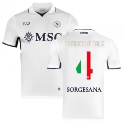 Campioni D Italia #4 Fotbalové Dresy SSC Napoli 2024-25 Venkovní Dres Mužské
