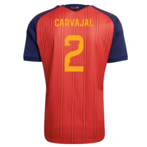 Carvajal #2 Fotbalové Dresy Španělsko Mistrovství Světa 2026 Domácí Dres Mužské
