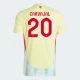 Carvajal #20 Fotbalové Dresy Španělsko Mistrovství Evropy 2024 Venkovní Dres Mužské