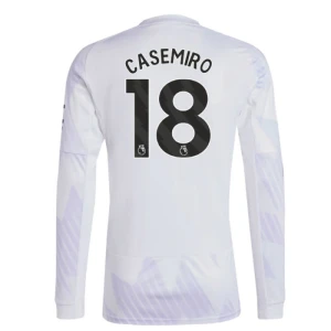 Casemiro #18 Fotbalové Dresy Manchester United 2025-26 Venkovní Dres Mužské Dlouhý Rukáv