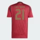 Castagne #21 Fotbalové Dresy Belgie Mistrovství Evropy 2024 Domácí Dres Mužské