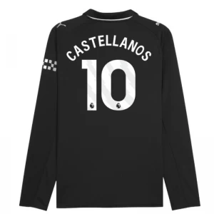 Castellanos #10 Fotbalové Dresy Manchester City 2025-26 Venkovní Dres Mužské Dlouhý Rukáv