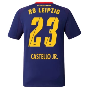 Castello Jr. #23 Fotbalové Dresy RB Leipzig 2025-26 Venkovní Dres Mužské